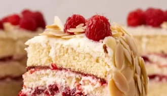 Mary Berry White Chocolate and Raspberry Cake