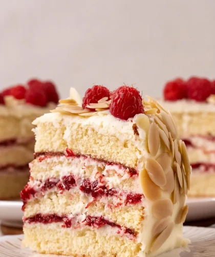 Mary Berry White Chocolate and Raspberry Cake