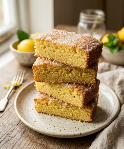 Mary Berry Lemon Drizzle Traybake Recipe 3 Mary Berry Lemon Drizzle Traybake