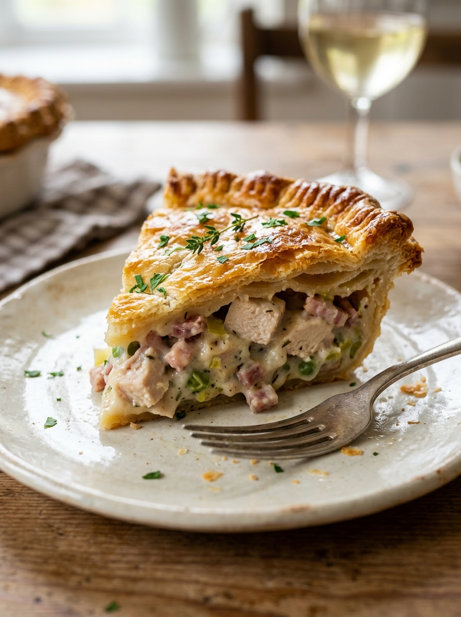 Mary Berry Chicken and Bacon Pie Recipe