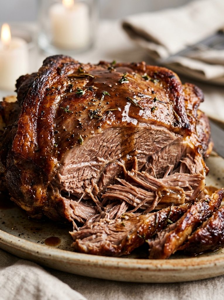 Lamb shoulder slow roast close 202607141218