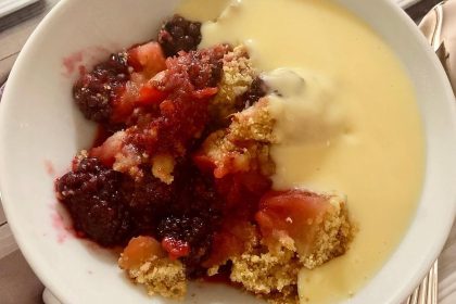 Mary Berry Blackberry and Apple Crumble Recipe