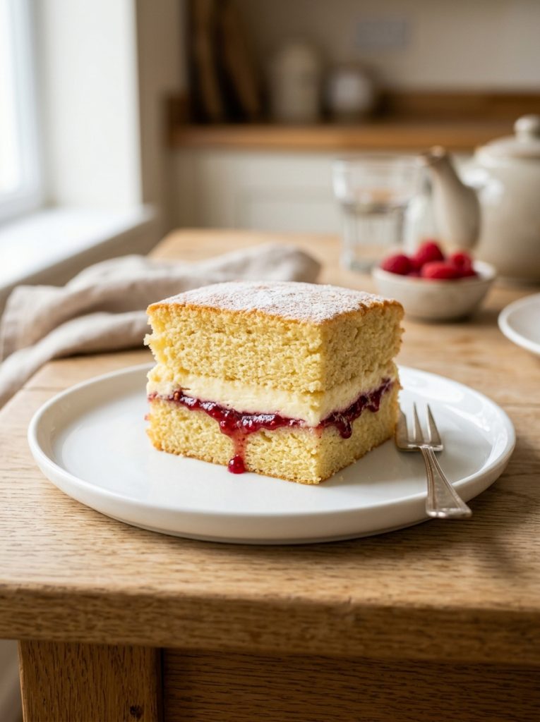 Mary Berry Victoria Sponge Traybake Recipe