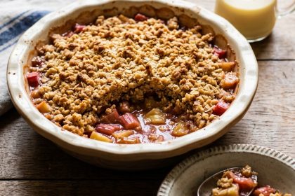 Mary Berry Apple and Rhubarb Crumble Recipe