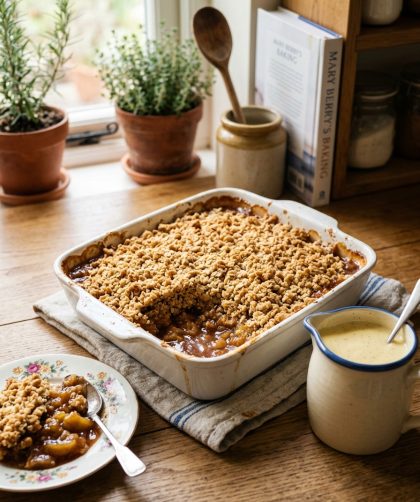 Mary Berry Apple and Cinnamon Crumble Recipe
