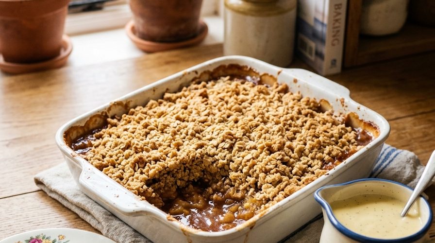 Mary Berry Apple and Cinnamon Crumble Recipe