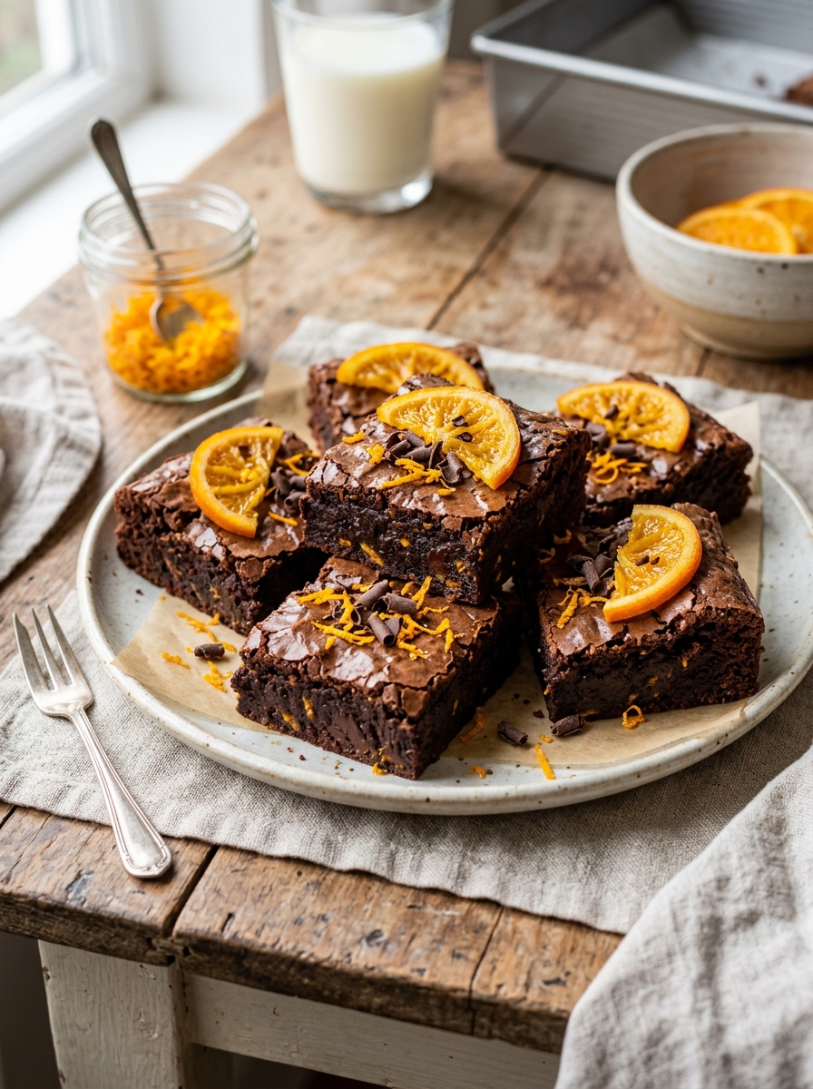 Mary Berry Chocolate Orange Brownies Recipe