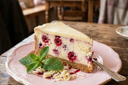 Mary Berry Raspberry and White Chocolate Cheesecake Recipe