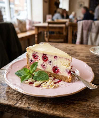 Mary Berry Raspberry and White Chocolate Cheesecake Recipe
