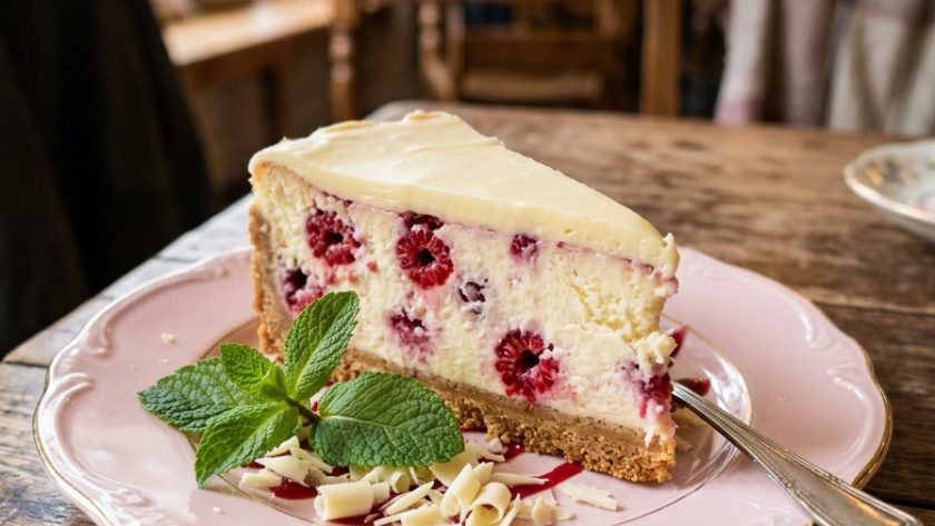 Mary Berry Raspberry and White Chocolate Cheesecake Recipe
