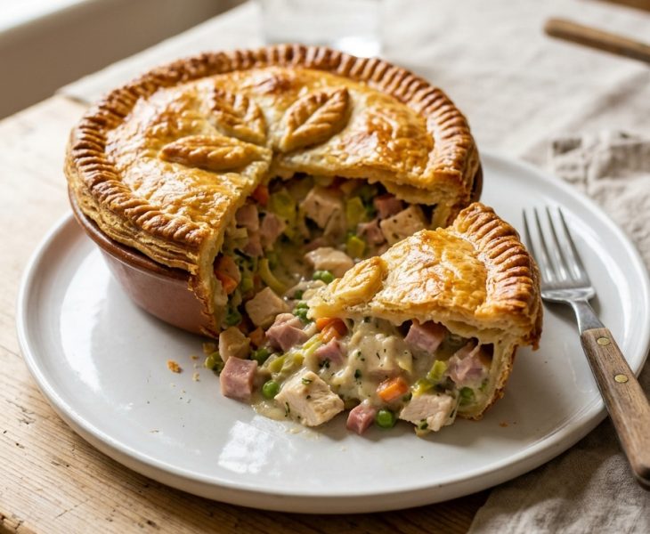 Mary Berry Chicken and Ham Pie Recipe