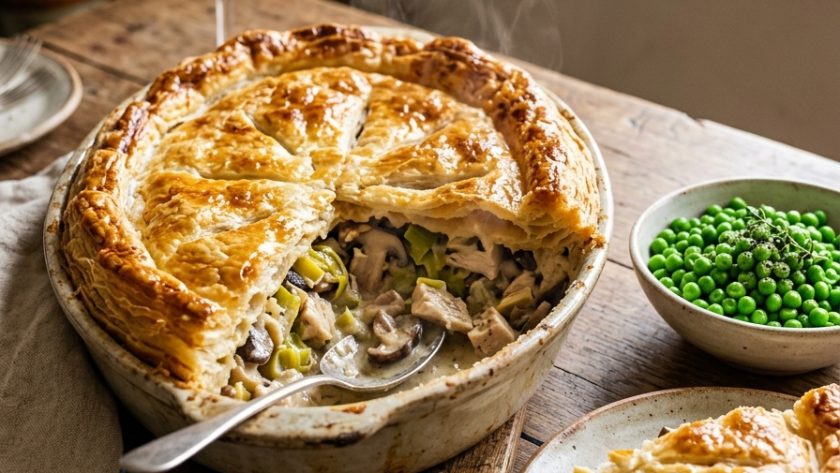 Mary Berry Chicken Leek and Mushroom Pie Recipe