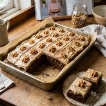 Mary Berry Coffee and Walnut Traybake Recipe