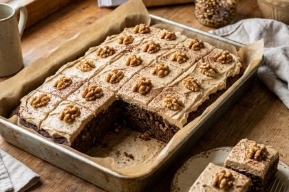 Mary Berry Coffee and Walnut Traybake Recipe 5 Mary Berry Coffee and Walnut Traybake Recipe