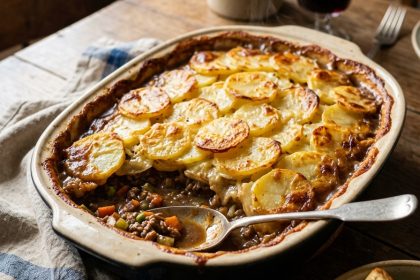 Mary Berry Cottage Pie with Dauphinoise Potatoes Recipe