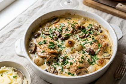 Mary Berry Creamy Chicken Casserole with White Wine Recipe