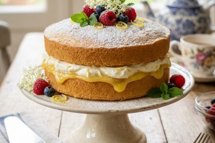 Mary Berry Lemon Victoria Sponge Recipe