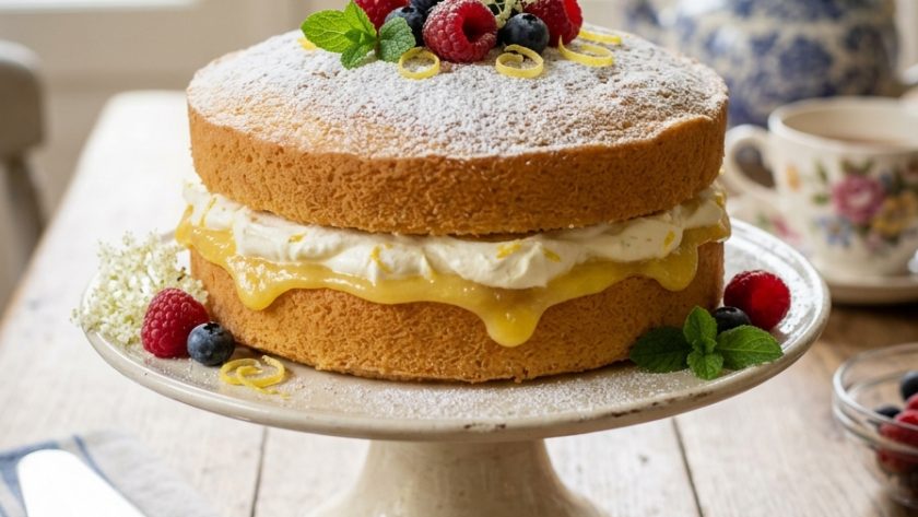 Mary Berry Lemon Victoria Sponge Recipe 1 Mary Berry Lemon Victoria Sponge Recipe
