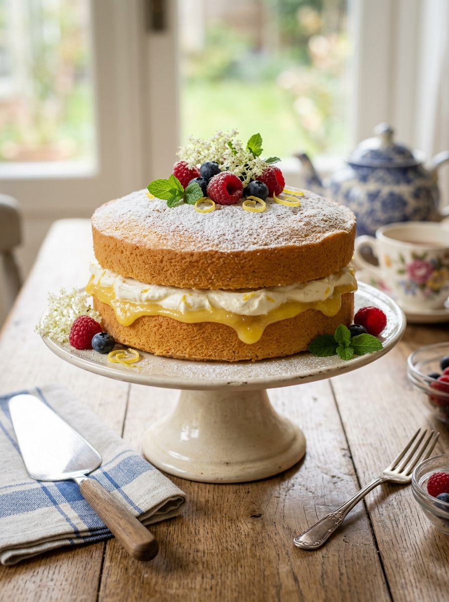 Mary Berry Lemon Victoria Sponge Recipe 3 Mary Berry Lemon Victoria Sponge Recipe