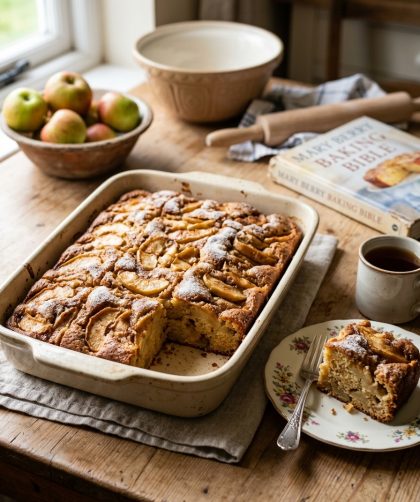 Mary Berry Apple Cake Traybake Recipe