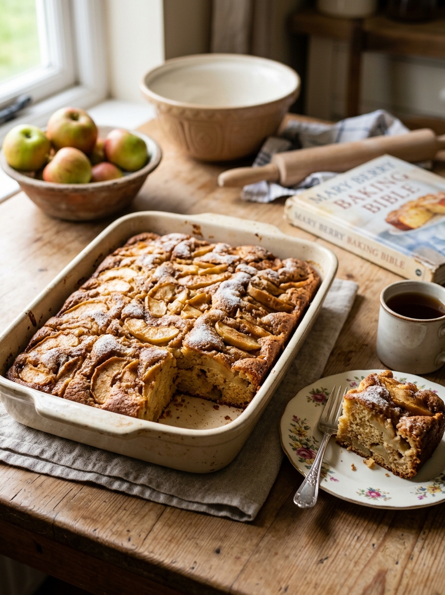 Mary Berry Apple Cake Traybake Recipe 3 Mary Berry Apple Cake Traybake Recipe