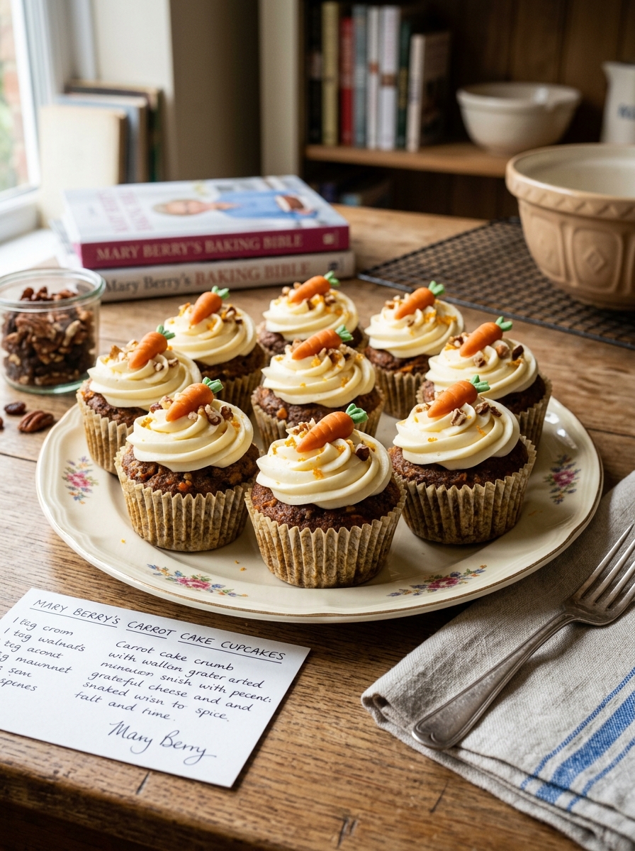 Mary Berry Carrot Cake Cupcakes Recipe 3 Mary Berry Carrot Cake Cupcakes Recipe