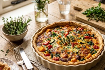 Mary Berry Roasted Vegetable Quiche Recipe