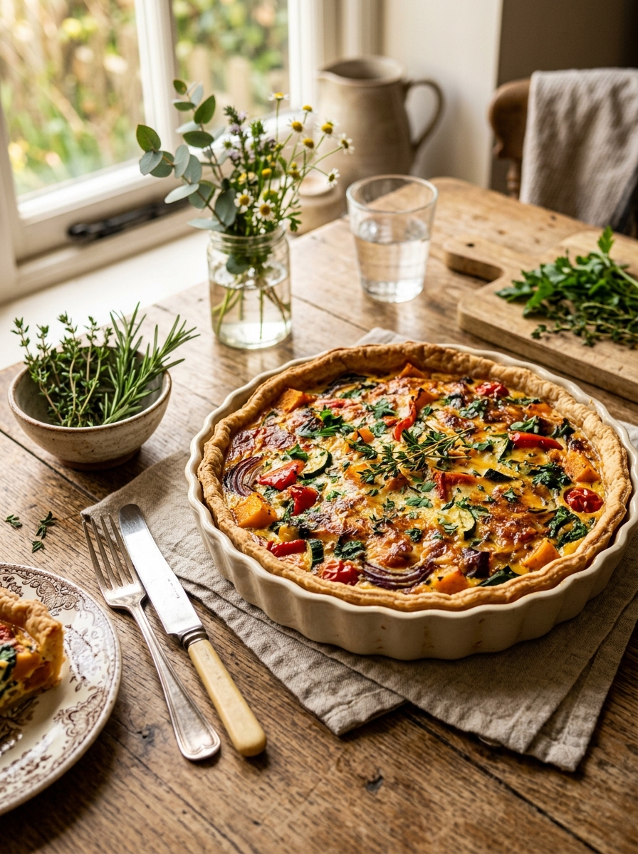 Mary Berry Roasted Vegetable Quiche Recipe 3 Mary Berry Roasted Vegetable Quiche Recipe