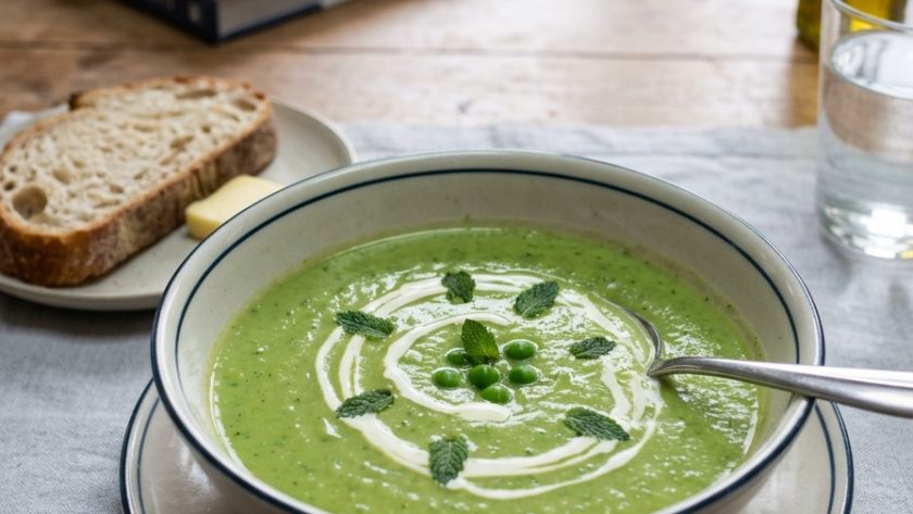 Mary Berry Pea and Mint Soup Recipe 1 Mary Berry Pea and Mint Soup Recipe