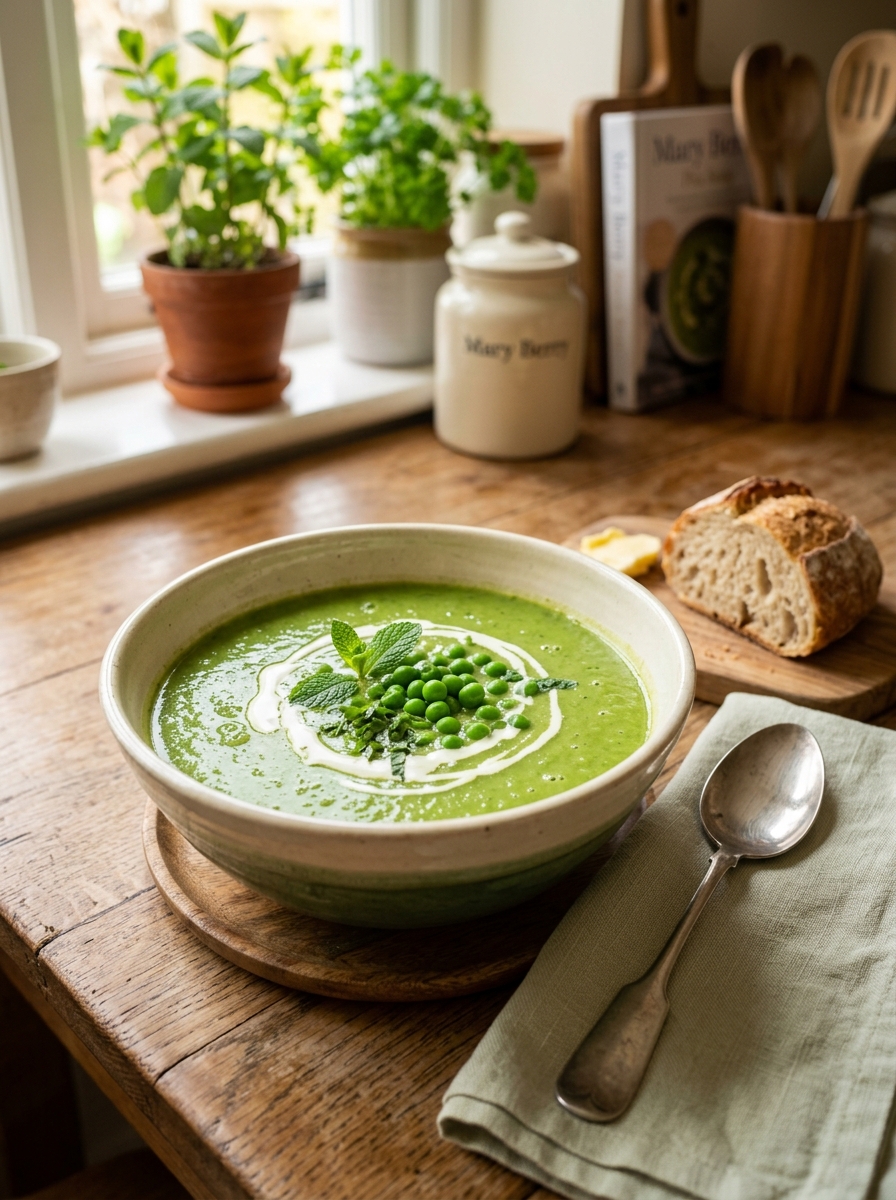 Mary Berry Pea and Mint Soup Recipe 2 Mary Berry Pea and Mint Soup Recipe