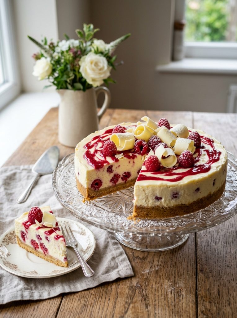 Mary Berry Raspberry and White Chocolate Cheesecake Recipe