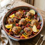 Mary Berry Mediterranean Chicken Thighs with Chorizo Recipe
