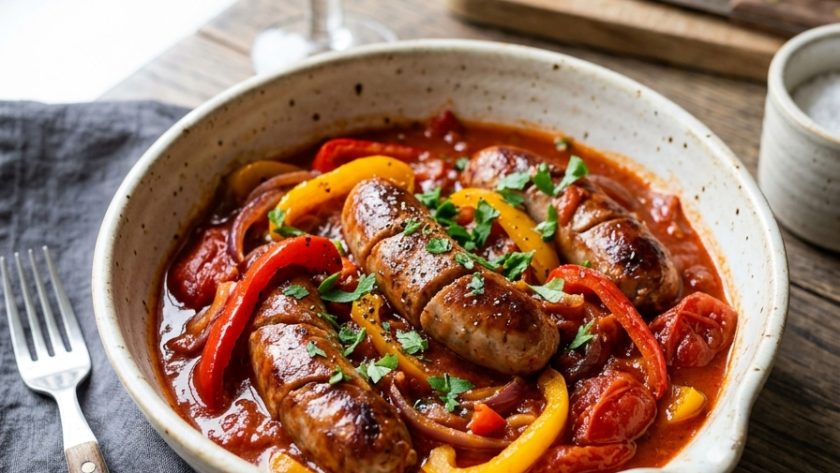 Mary Berry Sausage and Red Pepper Casserole Recipe