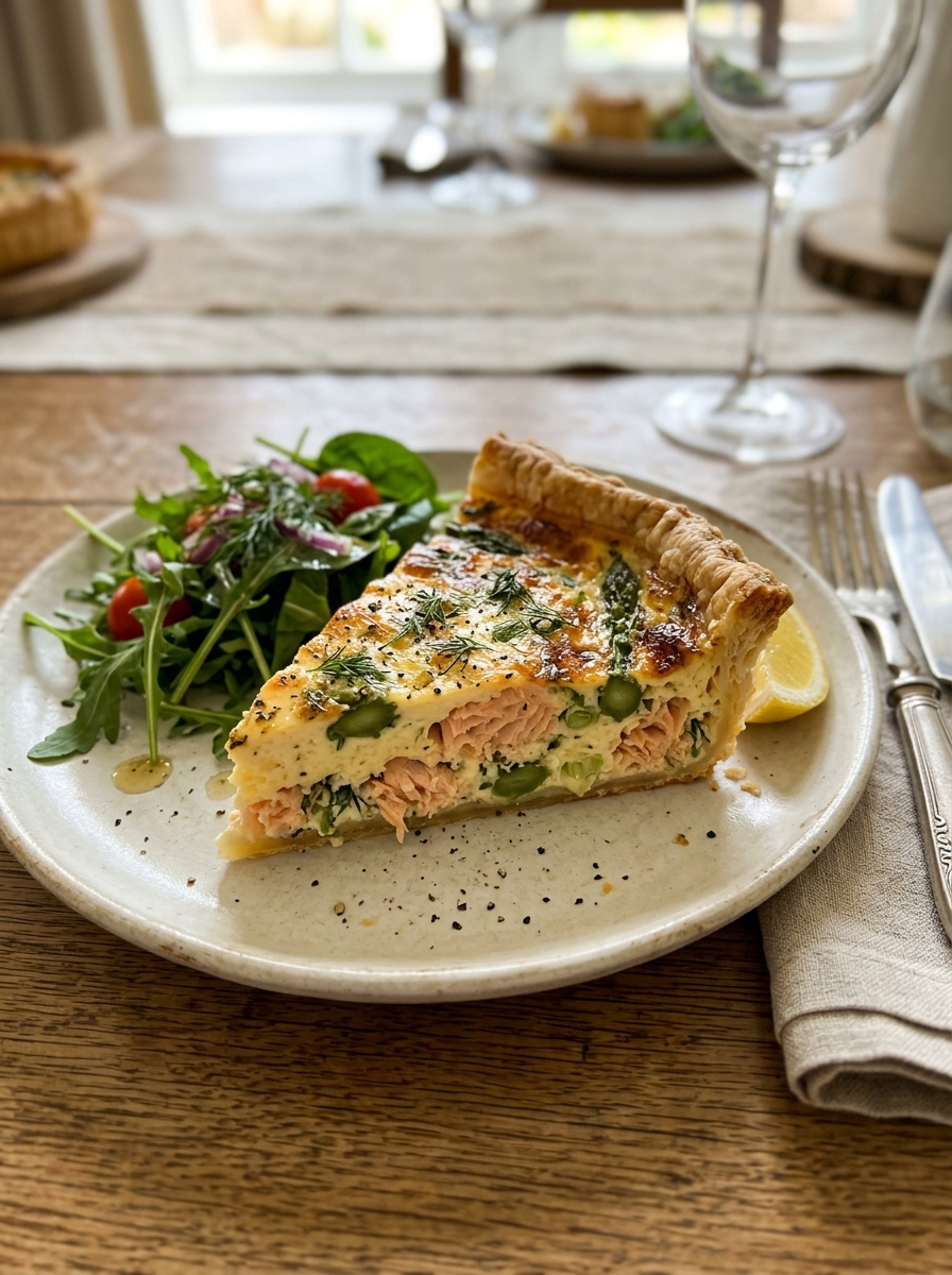 Mary Berry Smoked Salmon Quiche Recipe
