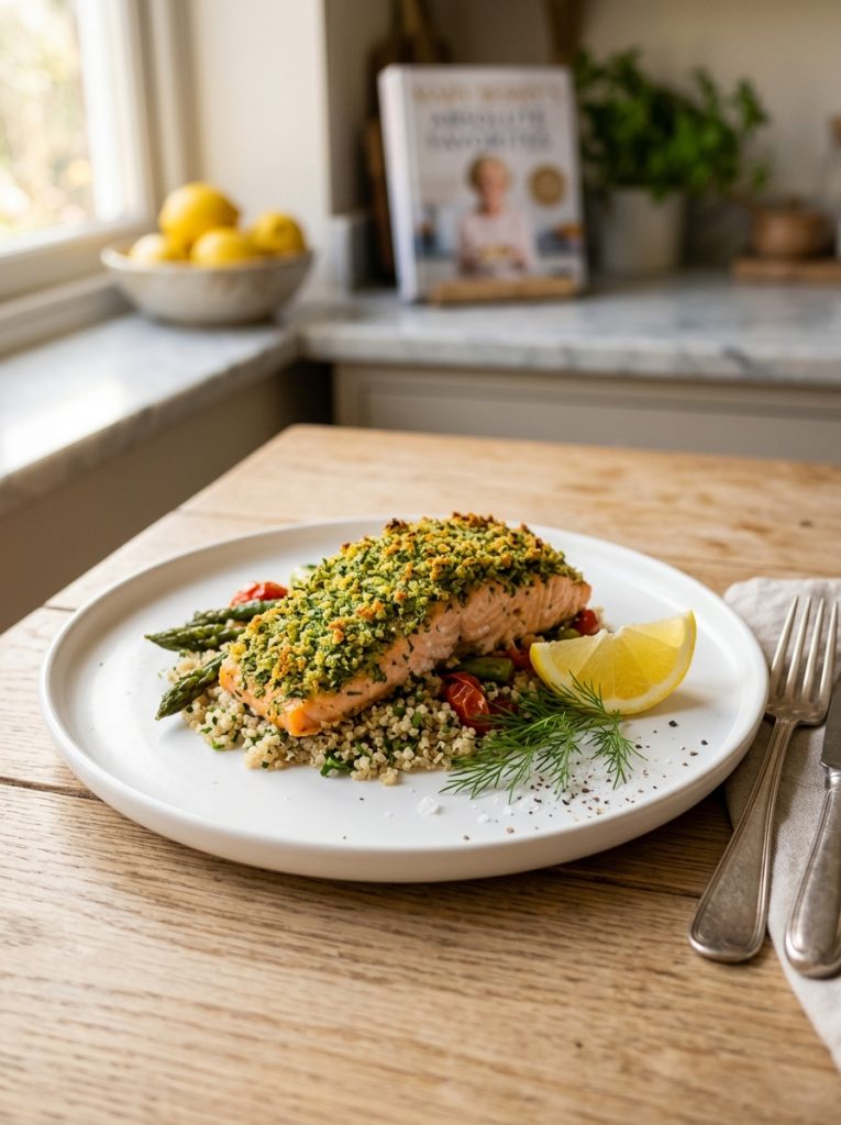 Mary Berry Herb Crusted Salmon Recipe 2 Mary Berry Herb Crusted Salmon Recipe