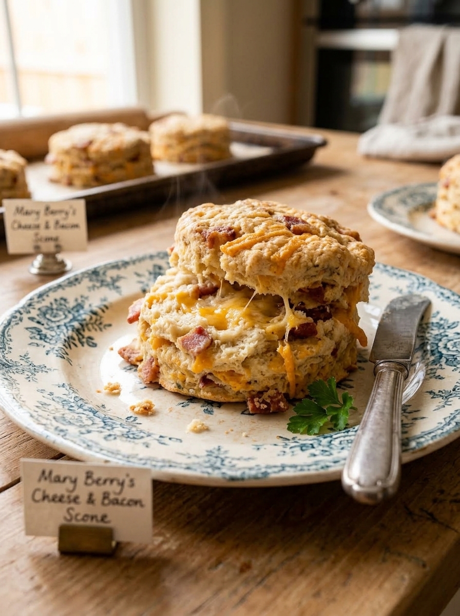 Mary Berry Cheese and Bacon Scones Recipe