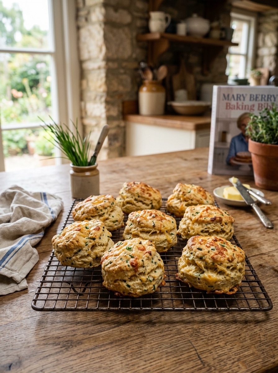 Mary Berry Cheese and Chive Scones Recipe 3 Mary Berry Cheese and Chive Scones Recipe