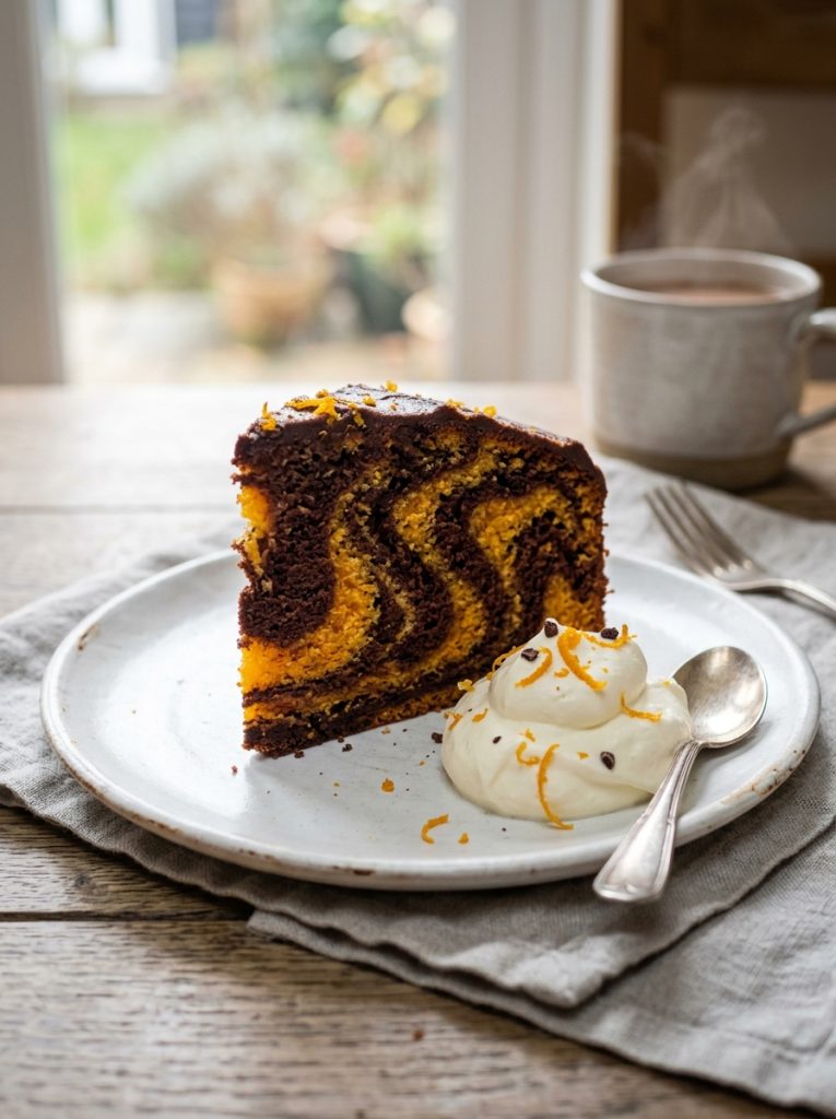 Mary Berry Chocolate and Orange Marble Cake Recipe