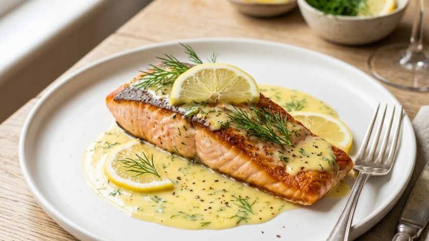 Mary Berry Salmon with Lemon Sauce Recipe