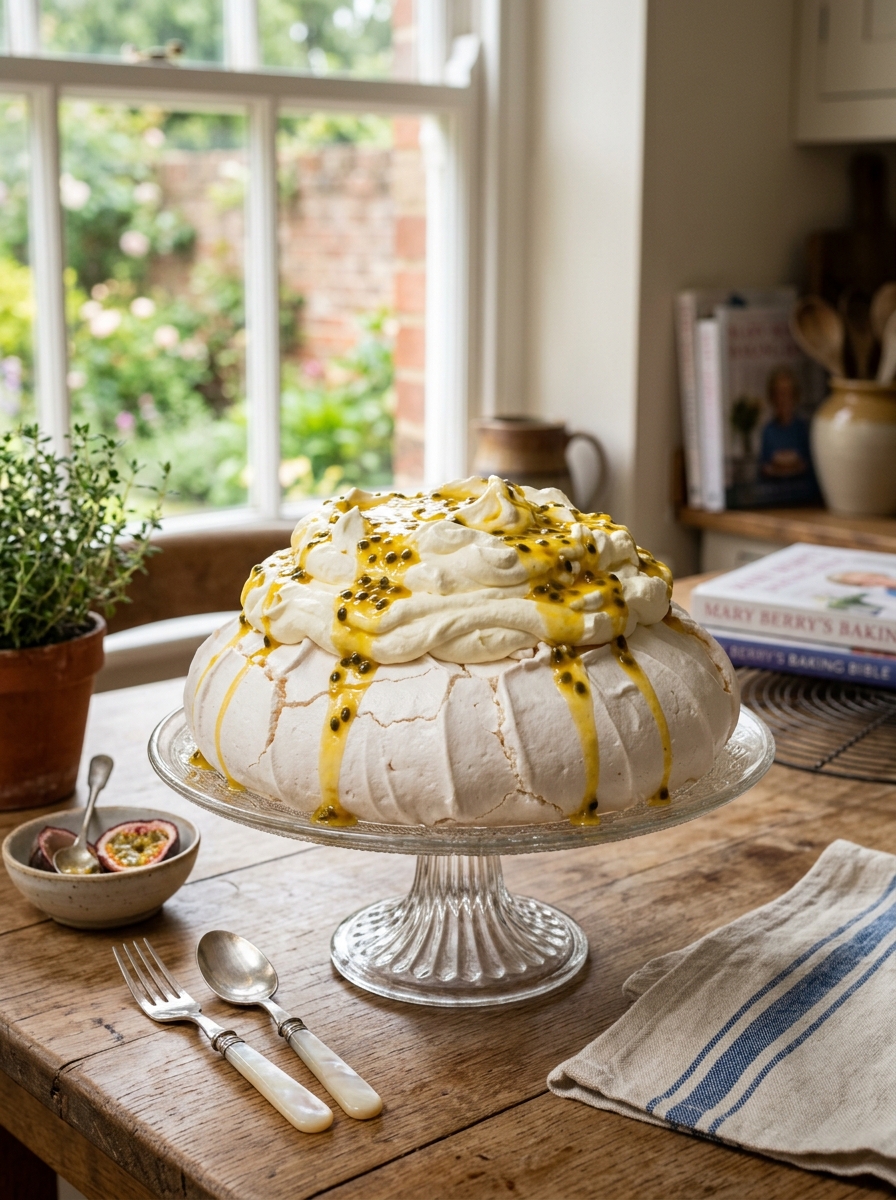 Mary Berry Passion Fruit Pavlova Recipe 3 Mary Berry Passion Fruit Pavlova Recipe