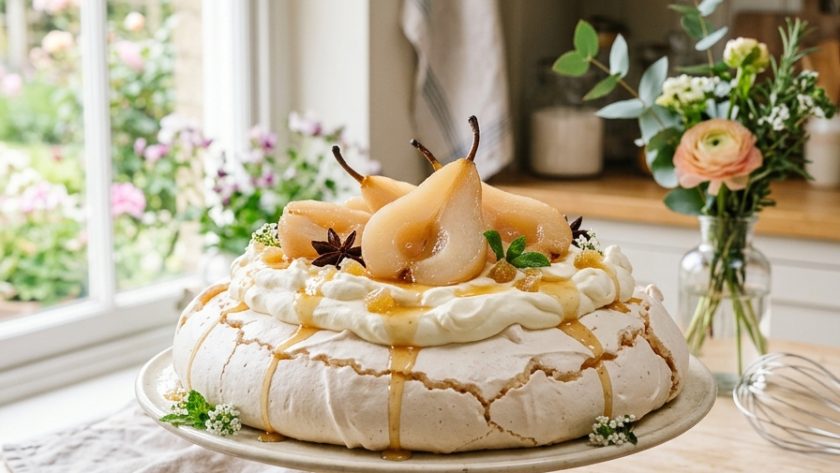 Mary Berry Pear Pavlova Recipe 1 Mary Berry Pear Pavlova Recipe