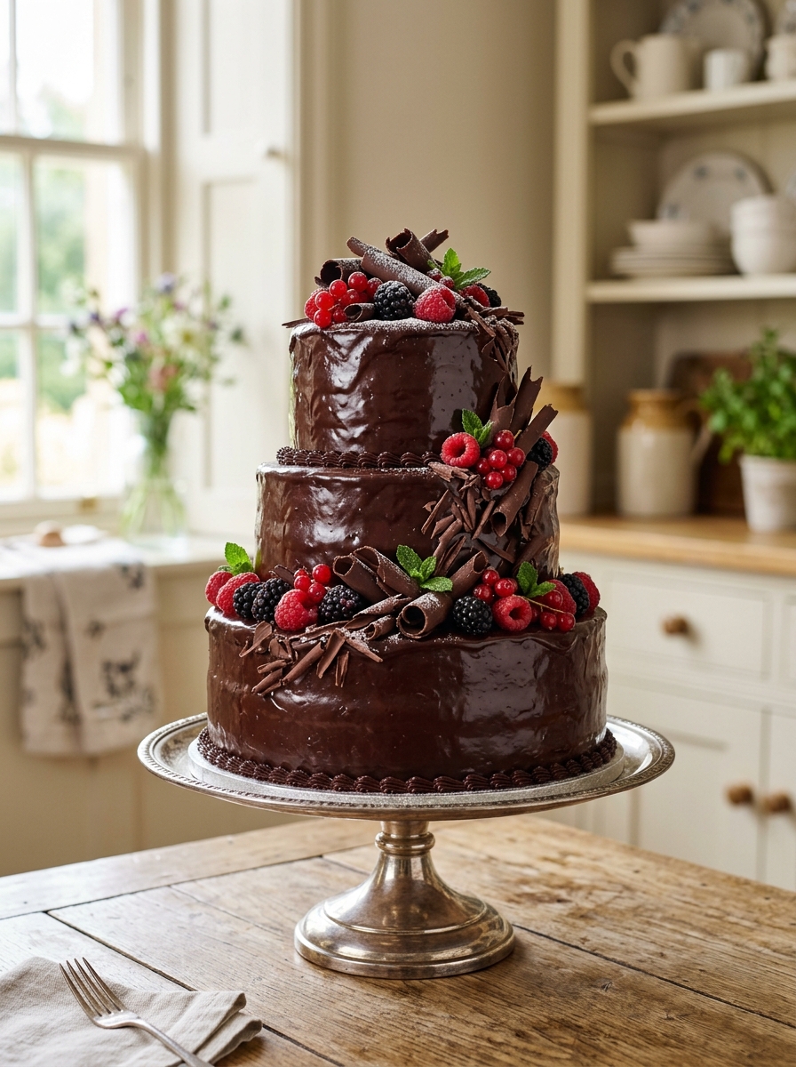 Mary Berry Chocolate Celebration Cake Recipe 3 Mary Berry Chocolate Celebration Cake Recipe