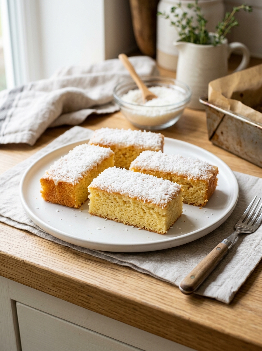 Mary Berry Coconut Traybake Recipe