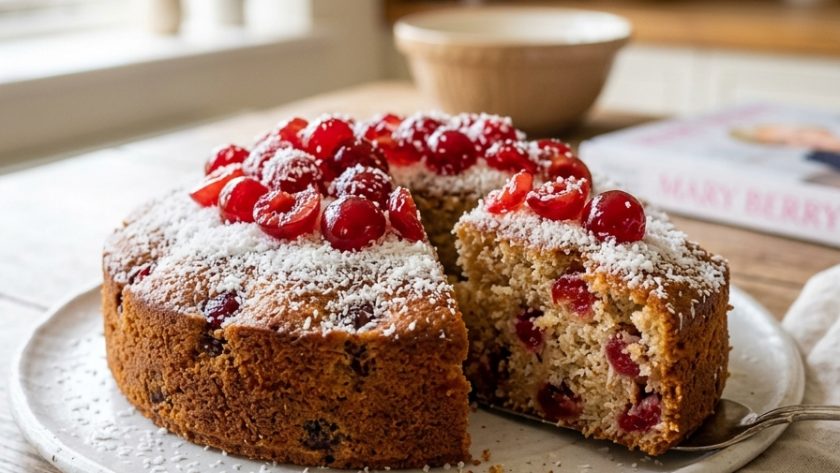 Mary Berry Cherry and Coconut Cake Recipe 1 Mary Berry Cherry and Coconut Cake Recipe