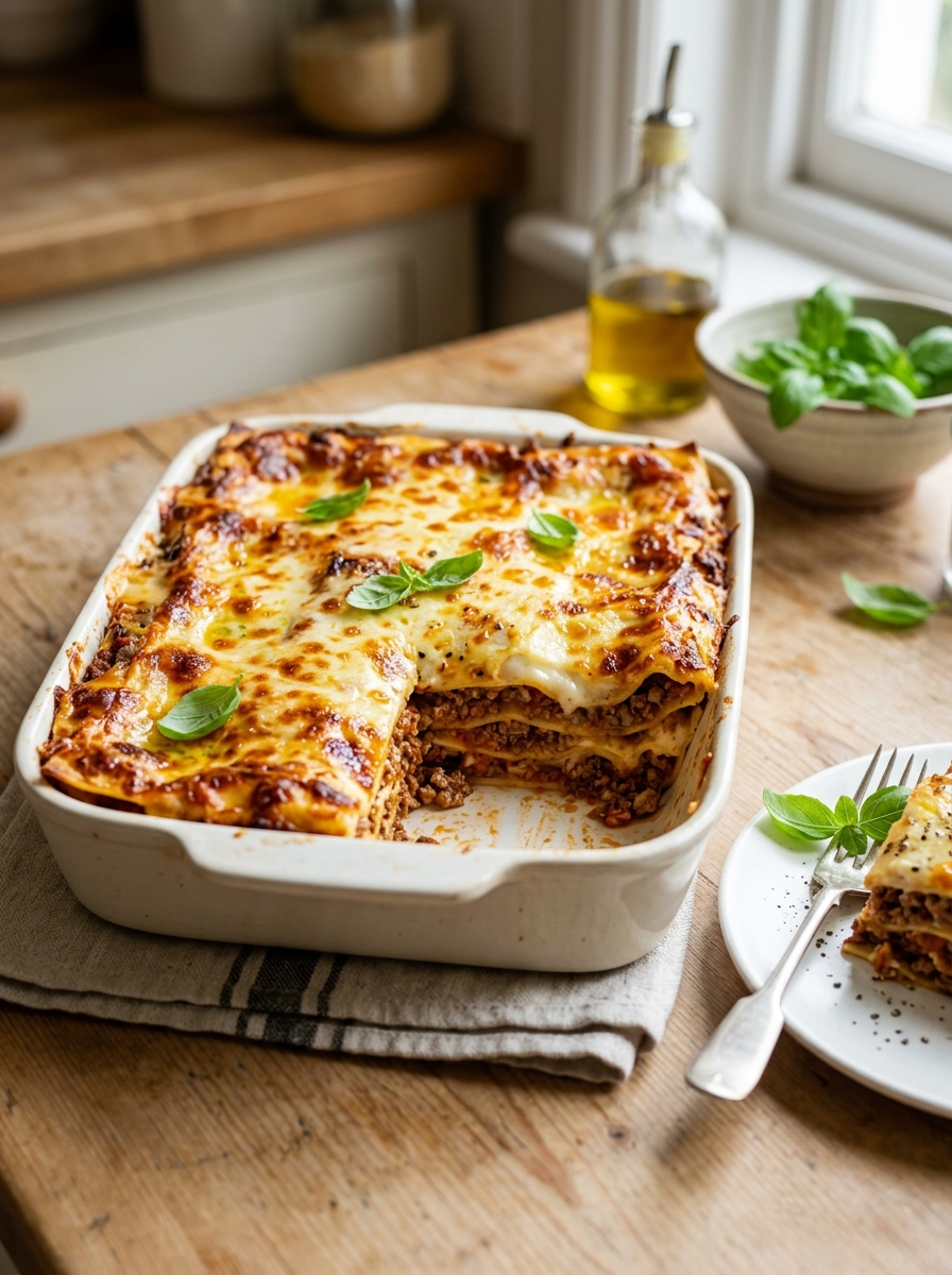 Mary Berry Lasagne with Mozzarella Recipe