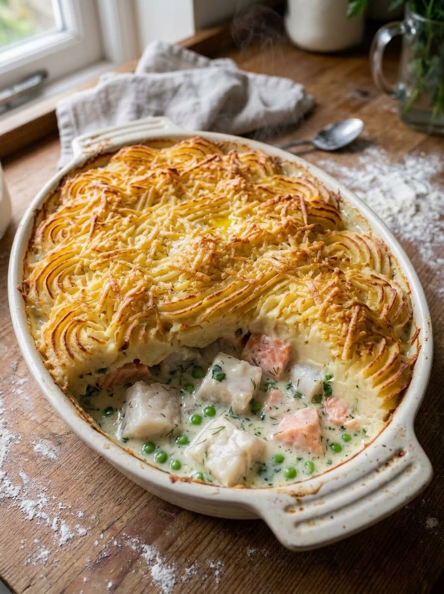 Mary Berry Fish Pie with Cheesy Mash Recipe 3 Mary Berry Fish Pie with Cheesy Mash Recipe