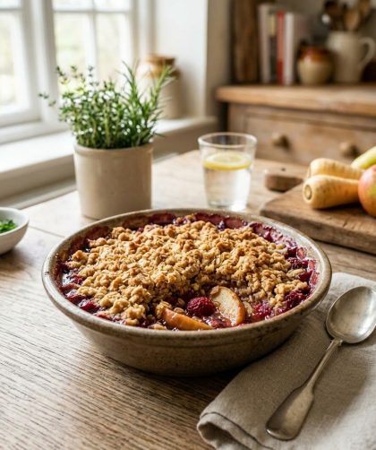 Mary Berry Apple and Raspberry Crumble Recipe 5 Mary Berry Apple and Raspberry Crumble Recipe