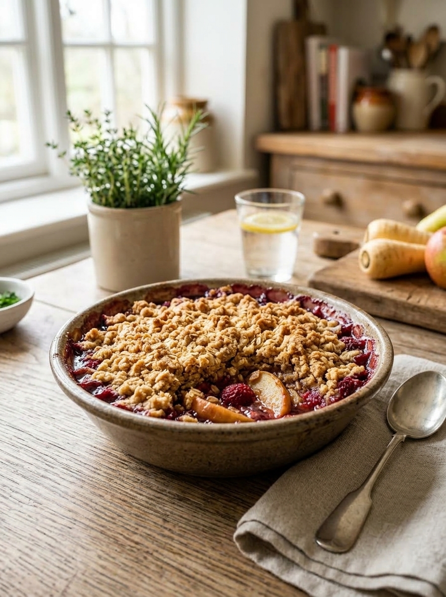 Mary Berry Apple and Raspberry Crumble Recipe 3 Mary Berry Apple and Raspberry Crumble Recipe