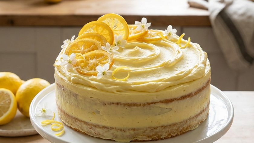 Mary Berry Lemon Cake Recipe 1 Lemon layer cake on stand 20261009135820
