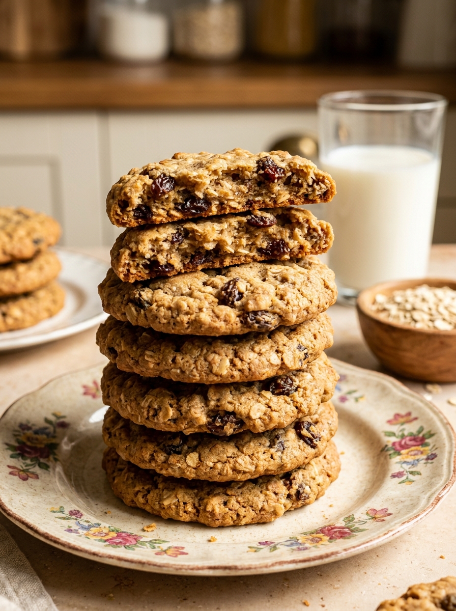 Mary Berry Oat and Raisin Cookies Recipe